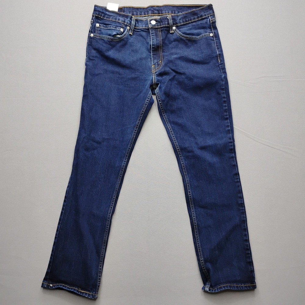 Levi 511 Slim Fit Jeans Mens 36x30 Dark Wash Blue Denim Stretch